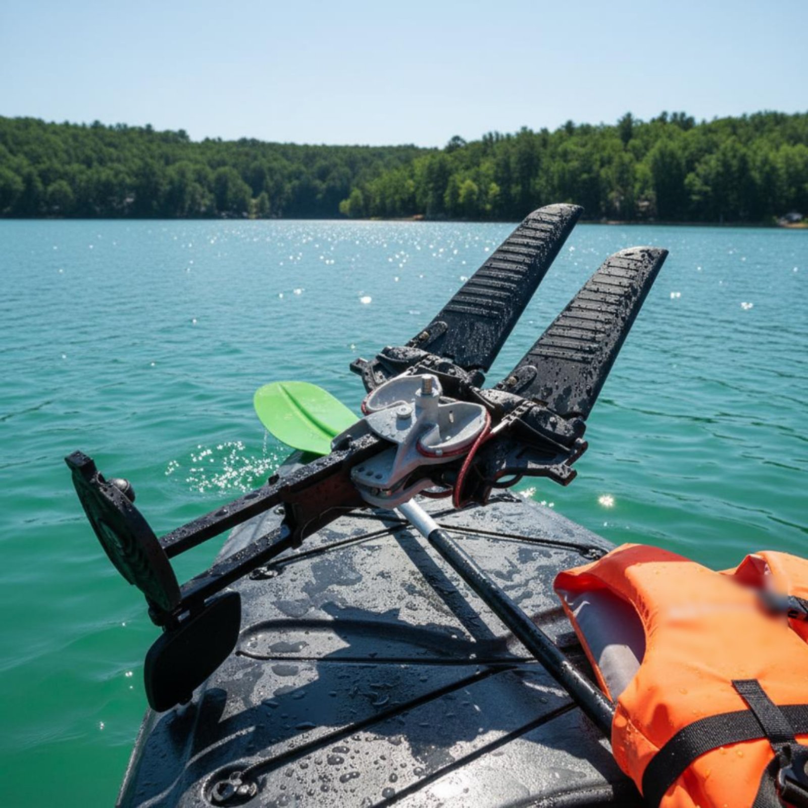 Fishing Kayak Pedal Drive - カヤックペダル駆動システム前進後退カヤックペダル駆動ボート用品釣り人向け軽量設計