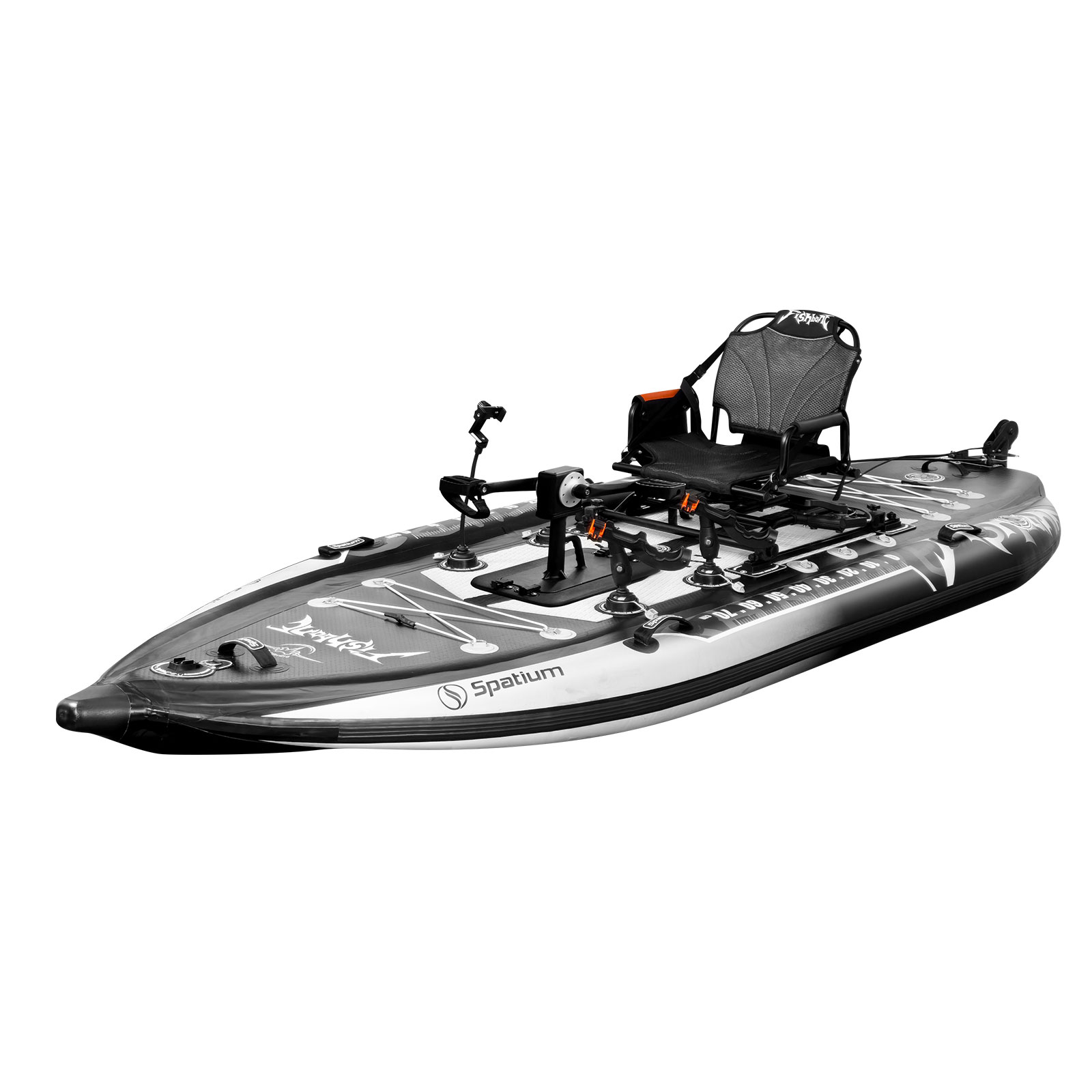 Fishing Kayak Pedal Drive - スペースペダルカヤック インフレータブルフィッシングカヤック ペダルドライブカヤックボート パワーシステム オリエンテーションシステム、11フィート×48インチ×6インチ、耐荷重660ポンド