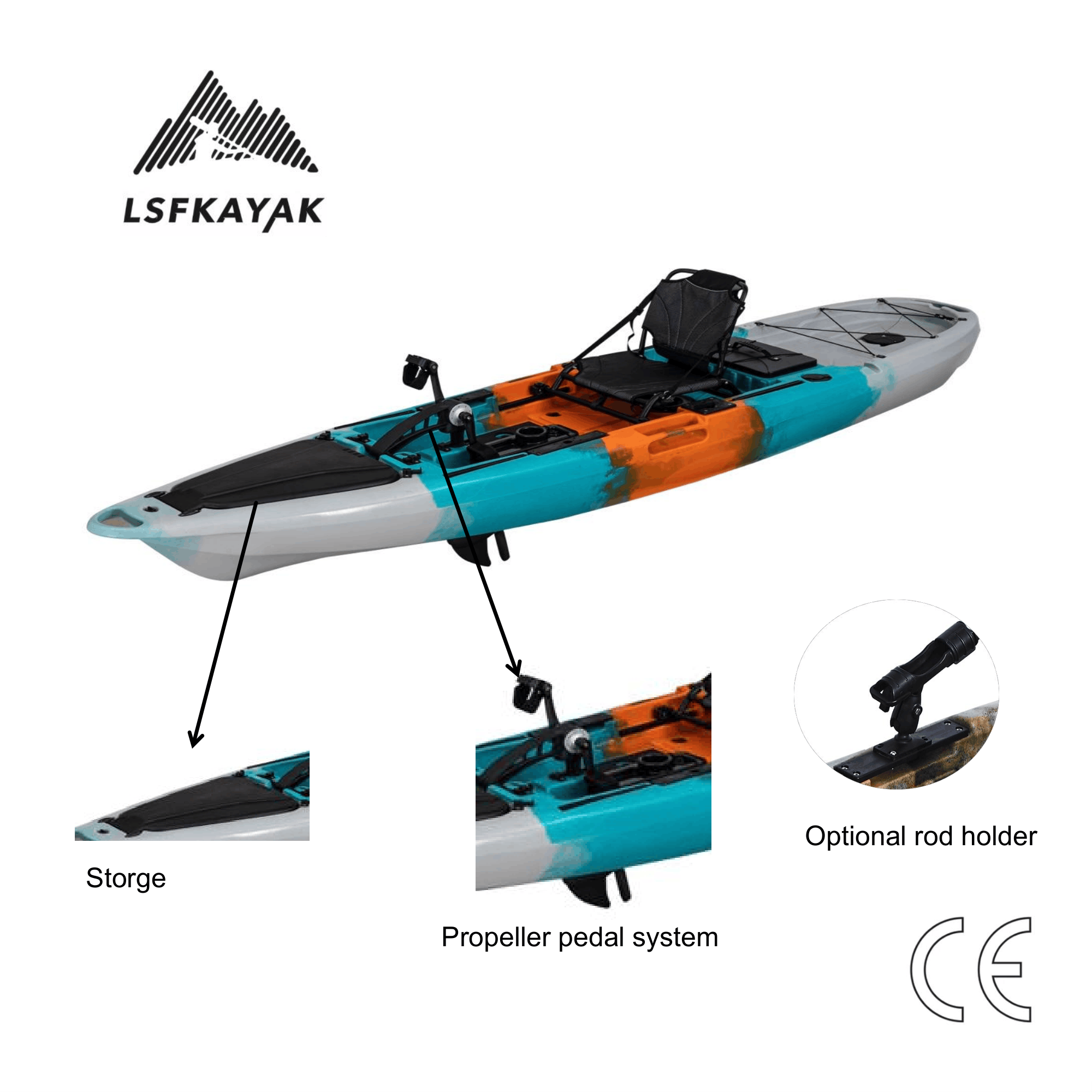 ミラージュプロペル 12フィート PRO ペダルドライブフィ - Fishing Kayak Pedal Drive のレビューと価格