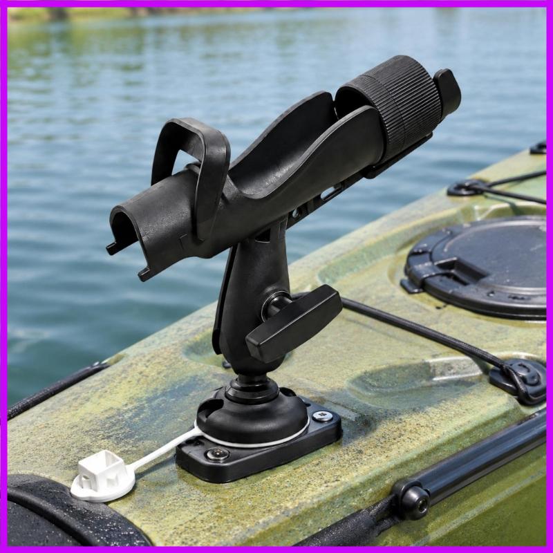 R9CC 漁船ロッドホルダーベースステンレス鋼回転可能調整可 - Fishing Kayak Rod Holder のレビューと価格