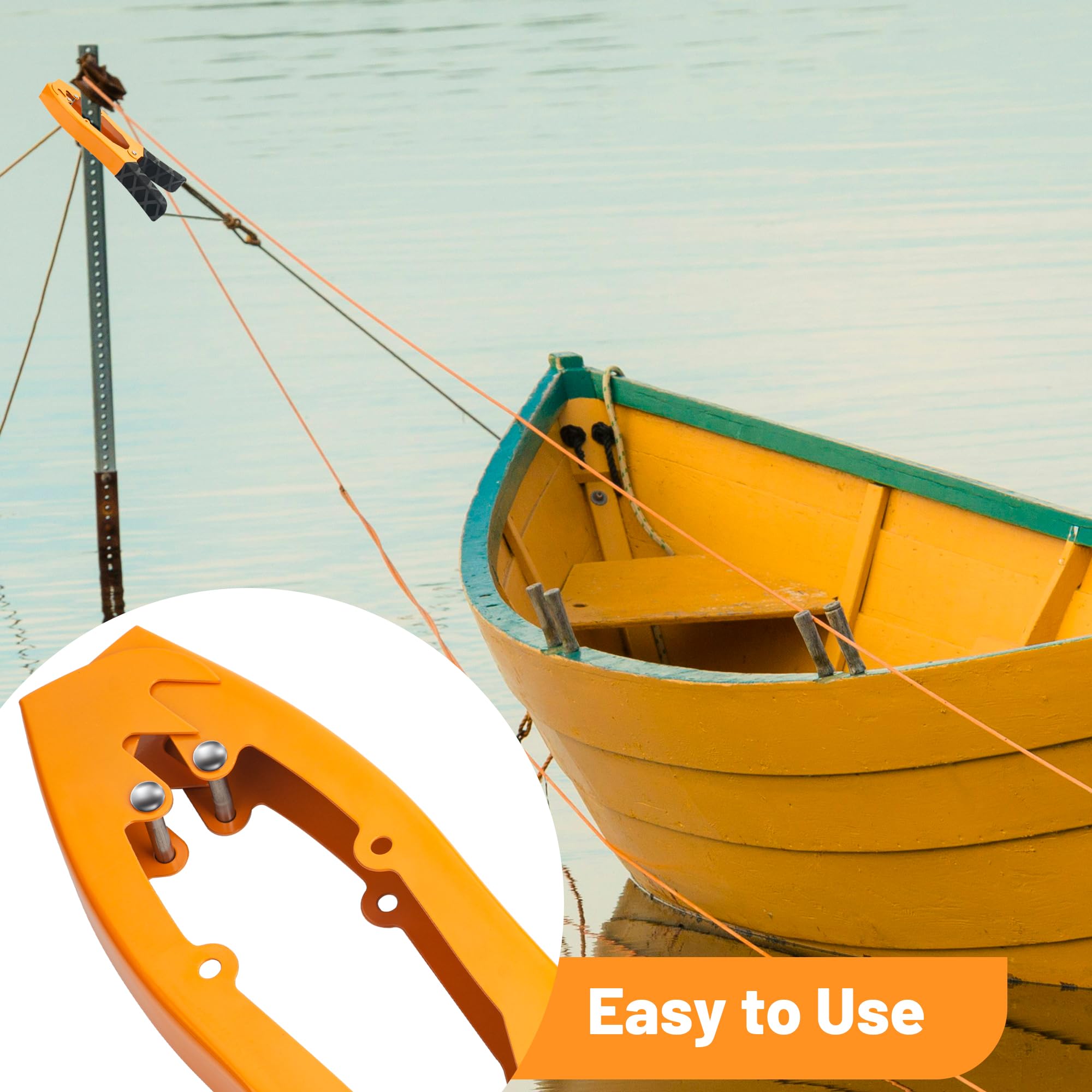 1Pc カヤックアンカーグリップ 16.4フィートパラコード - Fishing Kayak Anchor のレビューと価格
