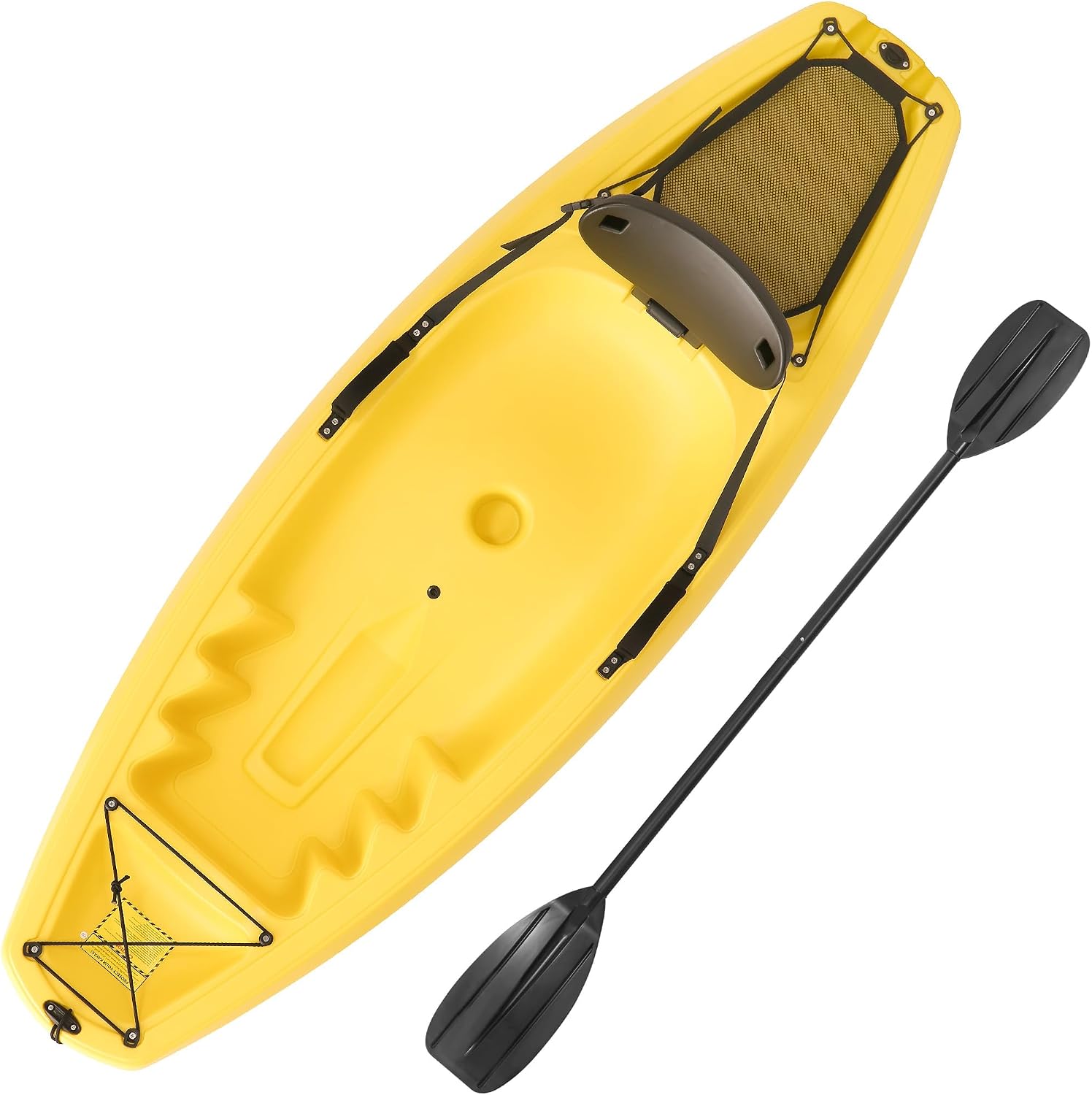 カヤックとパドル付き 6.5フィート レクリエーション用ロー - Fishing Kayak Paddle のレビューと価格