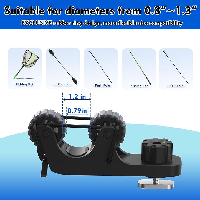 カヤックパドルホルダー トラックマウント カヤックアクセサリ - Fishing Kayak Cart のレビューと価格