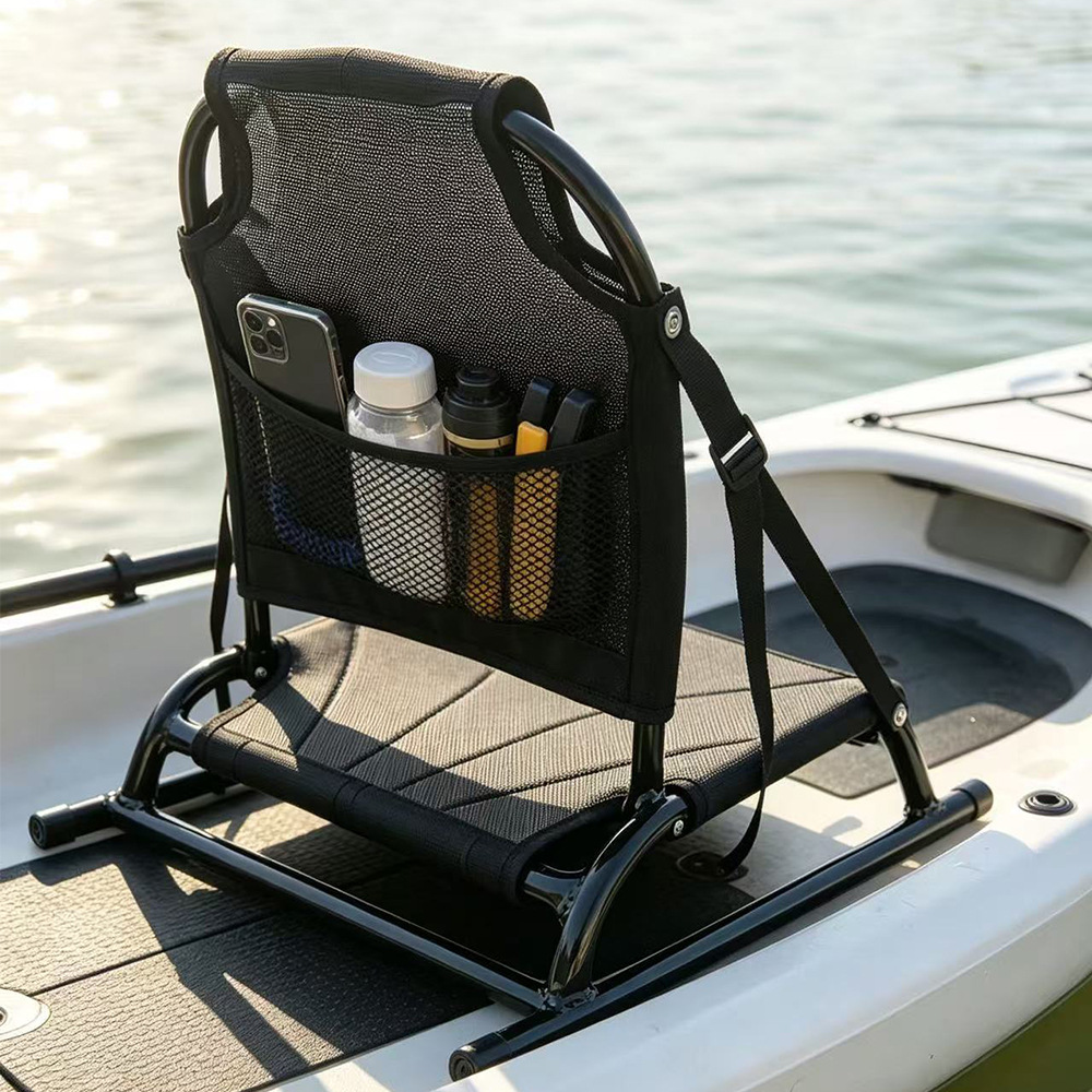アルミ製ポータブル背もたれシートクッション カヤック SUP - Fishing Kayak Seat のレビューと価格